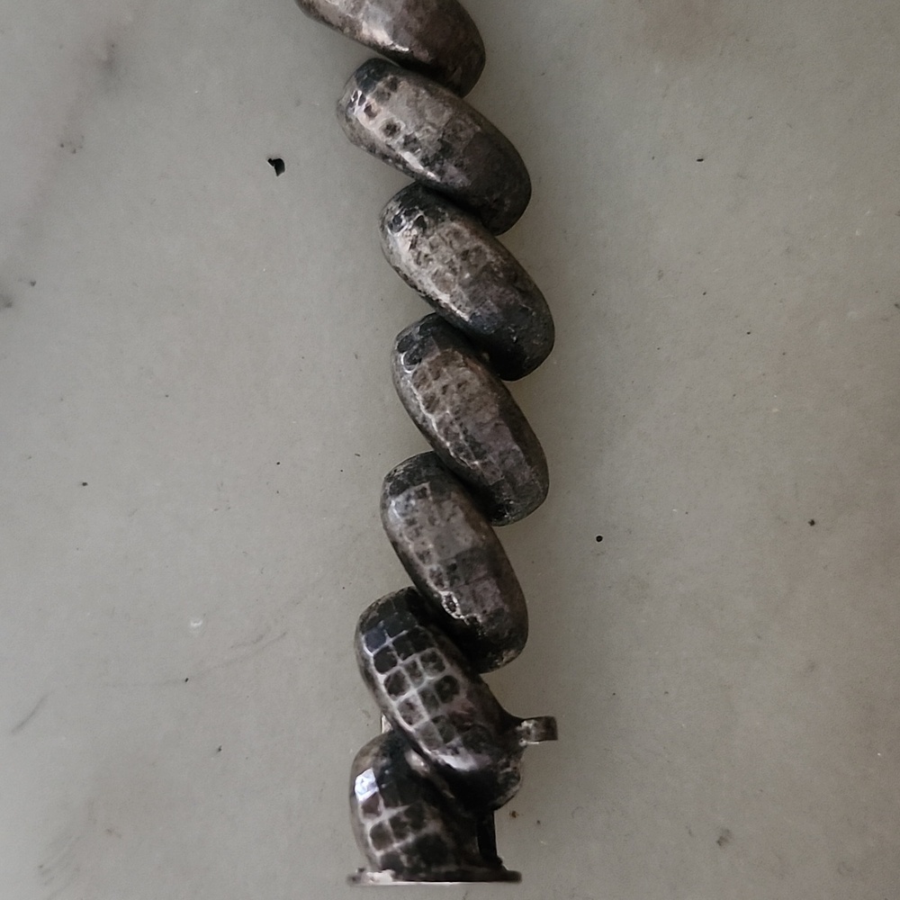 Milor Sterling Silver Diamond Cut San Marco Bracelet - Picture 7 of 15